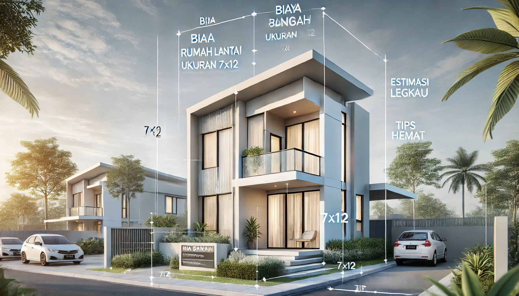 Biaya Bangun Rumah 2 Lantai Ukuran 7x12
