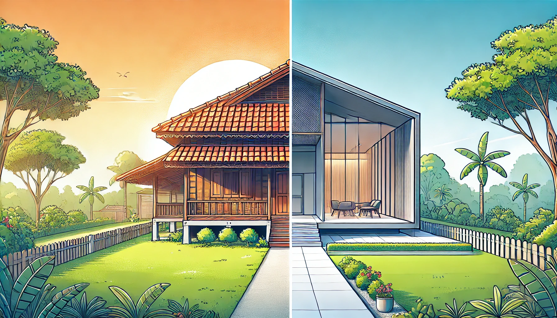 Inspirasi Renovasi Rumah Kampung Jadi Modern