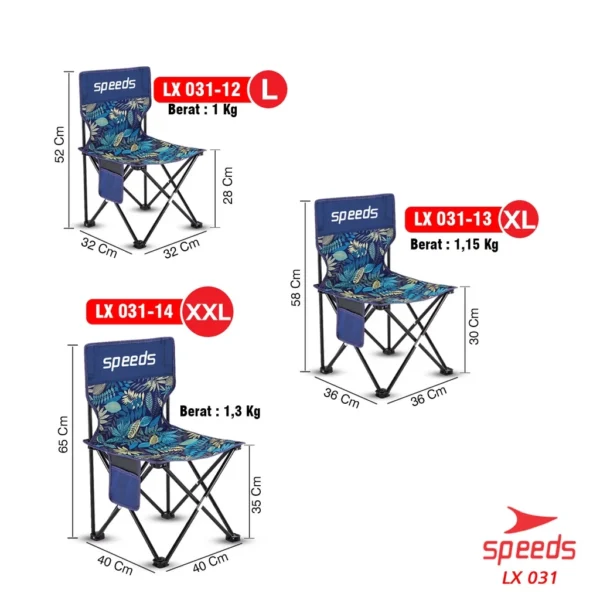 Kursi Lipat Portable untuk Camping dan Piknik