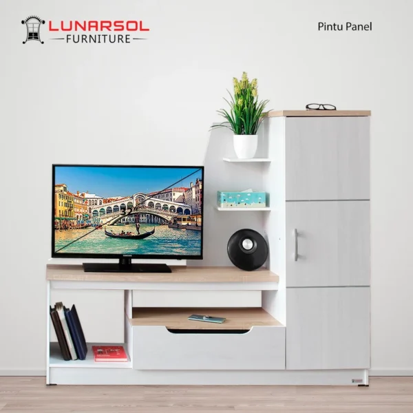 Rak TV Minimalis Lunar LVR 130 - Meja TV Modern Elegan