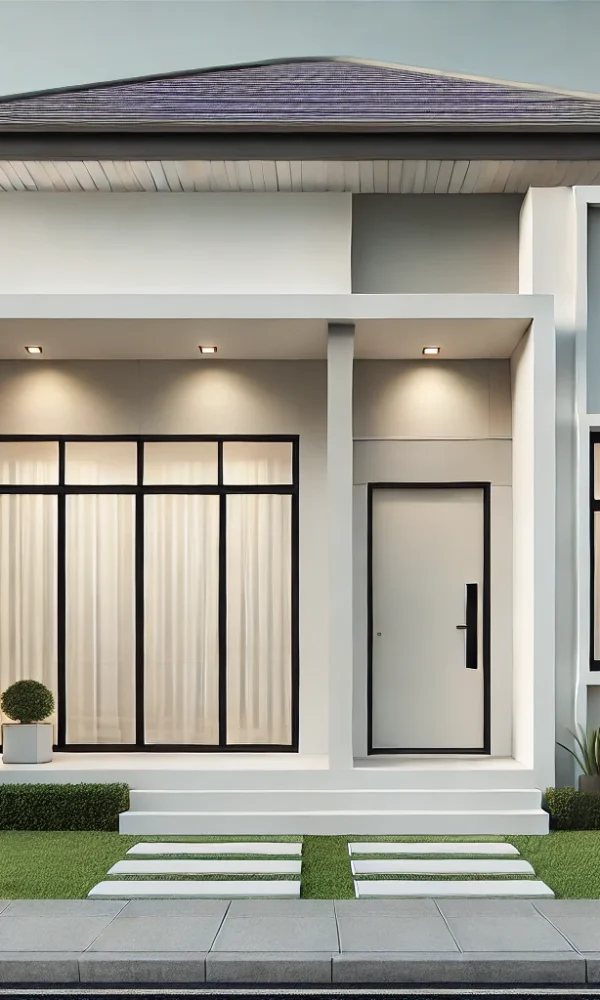 Renovasi Rumah Subsidi Tampak Depan Minimalis Modern