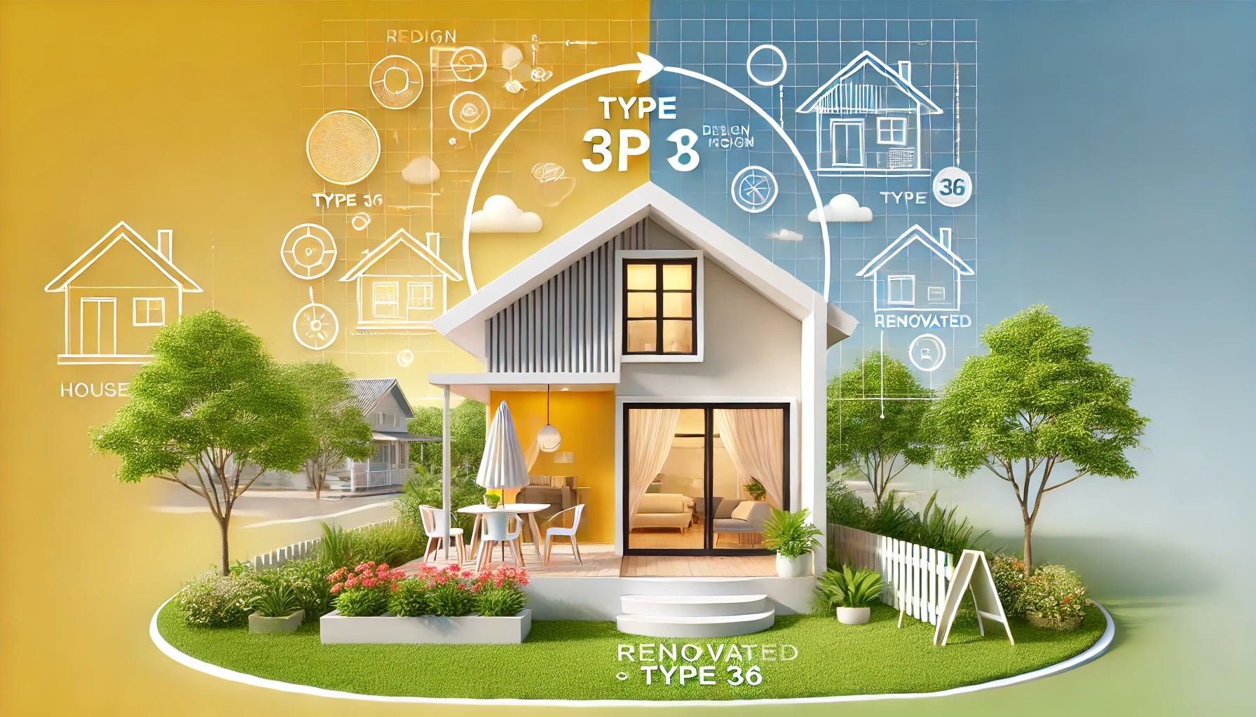 Renovasi Rumah Type 36 Desain & Biaya Terbaik