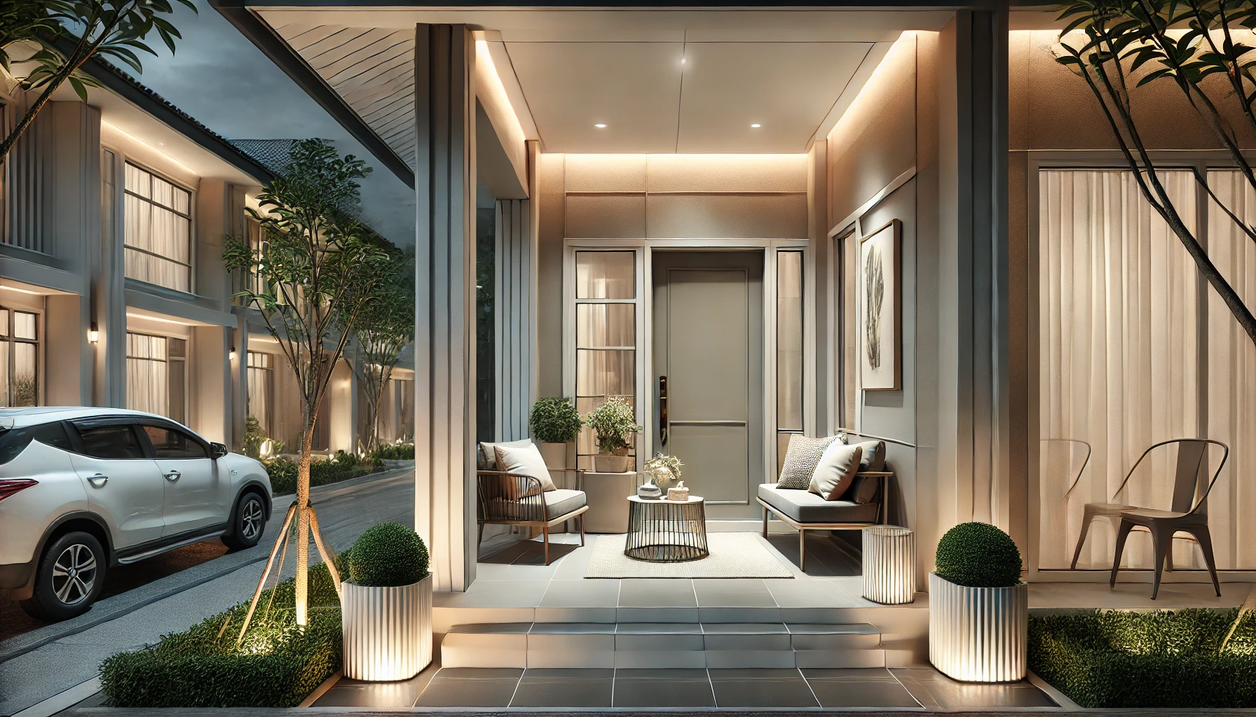 Renovasi Teras Depan Rumah Subsidi: Desain Elegan & Sederhana