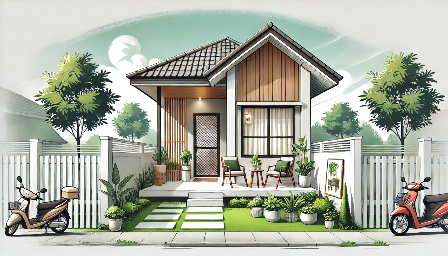 Renovasi Teras Depan Rumah Subsidi Tips Hemat & Efektif