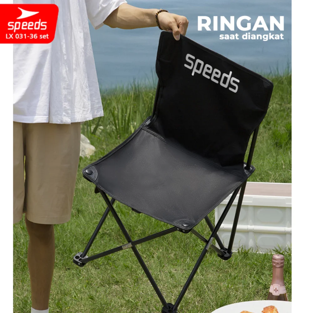 Meja Lipat & Kursi Lipat Portable untuk Outdoor & Indoor