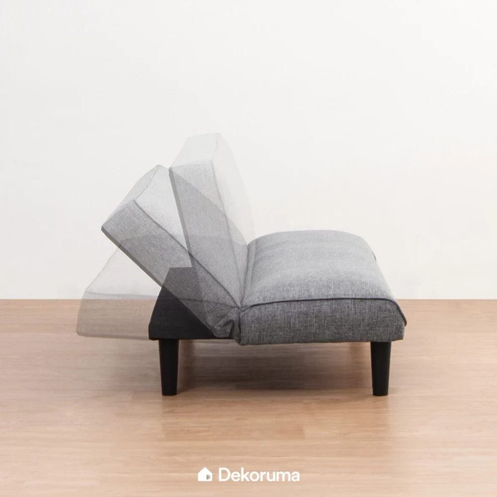 Sofa Bed Minimalis | Sofa Bed Lipat Santai Ruang Tamu Kain Woven | Sofa Lipat Tidur