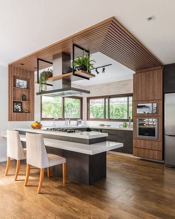 desain dapur terbuka