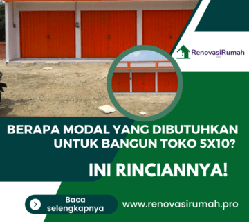 Berapa Modal yang Dibutuhkan untuk Bangun Toko 5x10? Ini Rinciannya!
