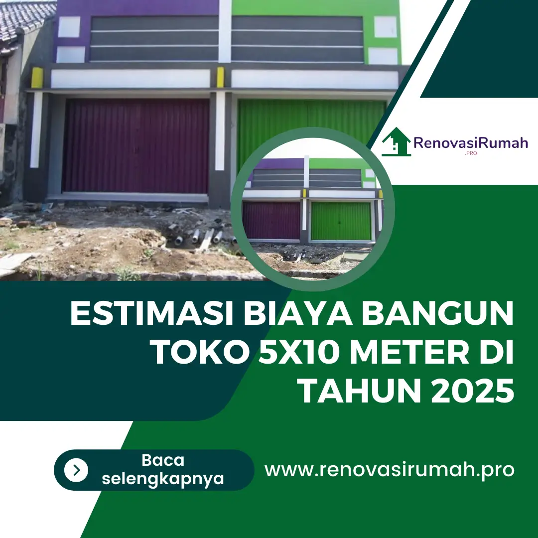 Estimasi Biaya Bangun Toko 5x10 Meter di Tahun 2025