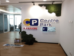 Huruf Timbul Akrilik Nama Kantor
