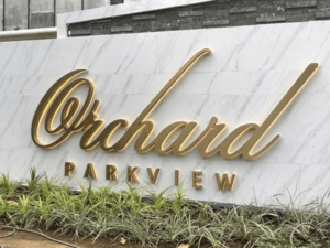 Huruf timbul Nama Perumahan