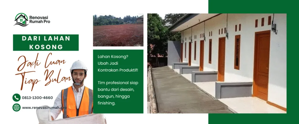 Jasa Bangun Kontrakan di Bekasi