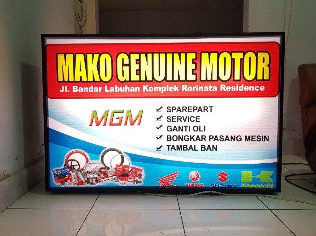 Neon Box Backlite Printing
