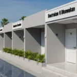 Desain Kontrakan 6 Pintu