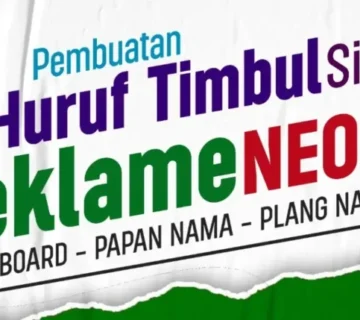 Vendor Huruf Timbul Terpercaya untuk Bisnis & Properti Anda