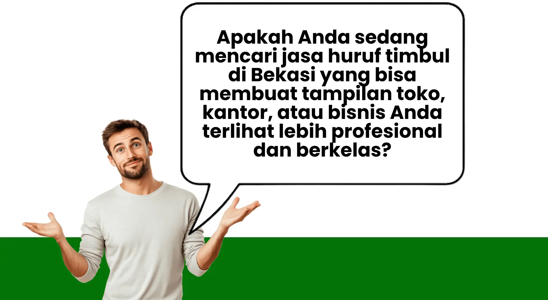 Jasa Pembuatan Huruf Timbul Bekasi