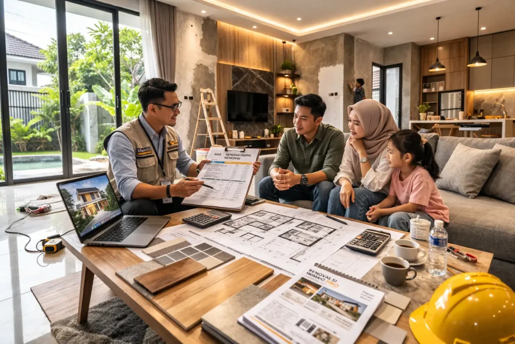 Estimasi biaya renovasi rumah 2026 bersama kontraktor