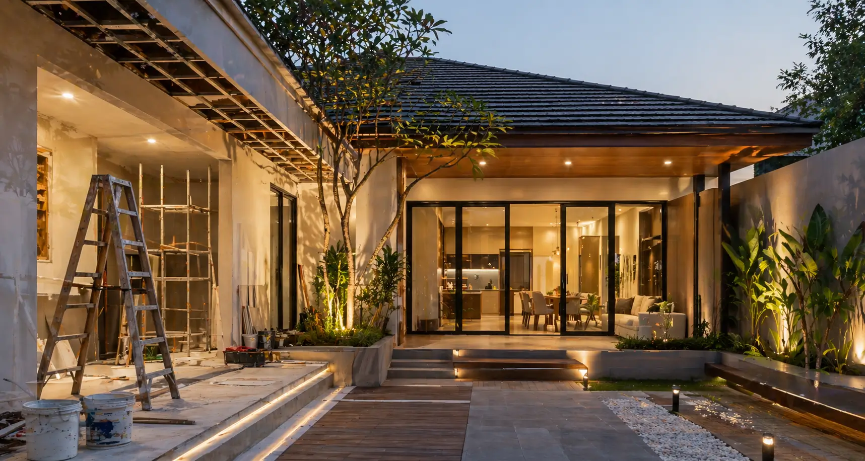 Jasa bangun rumah dan renovasi rumah di Jakarta modern minimalis