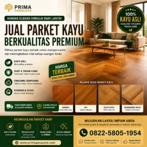 Jual parket kayu berkualitas premium