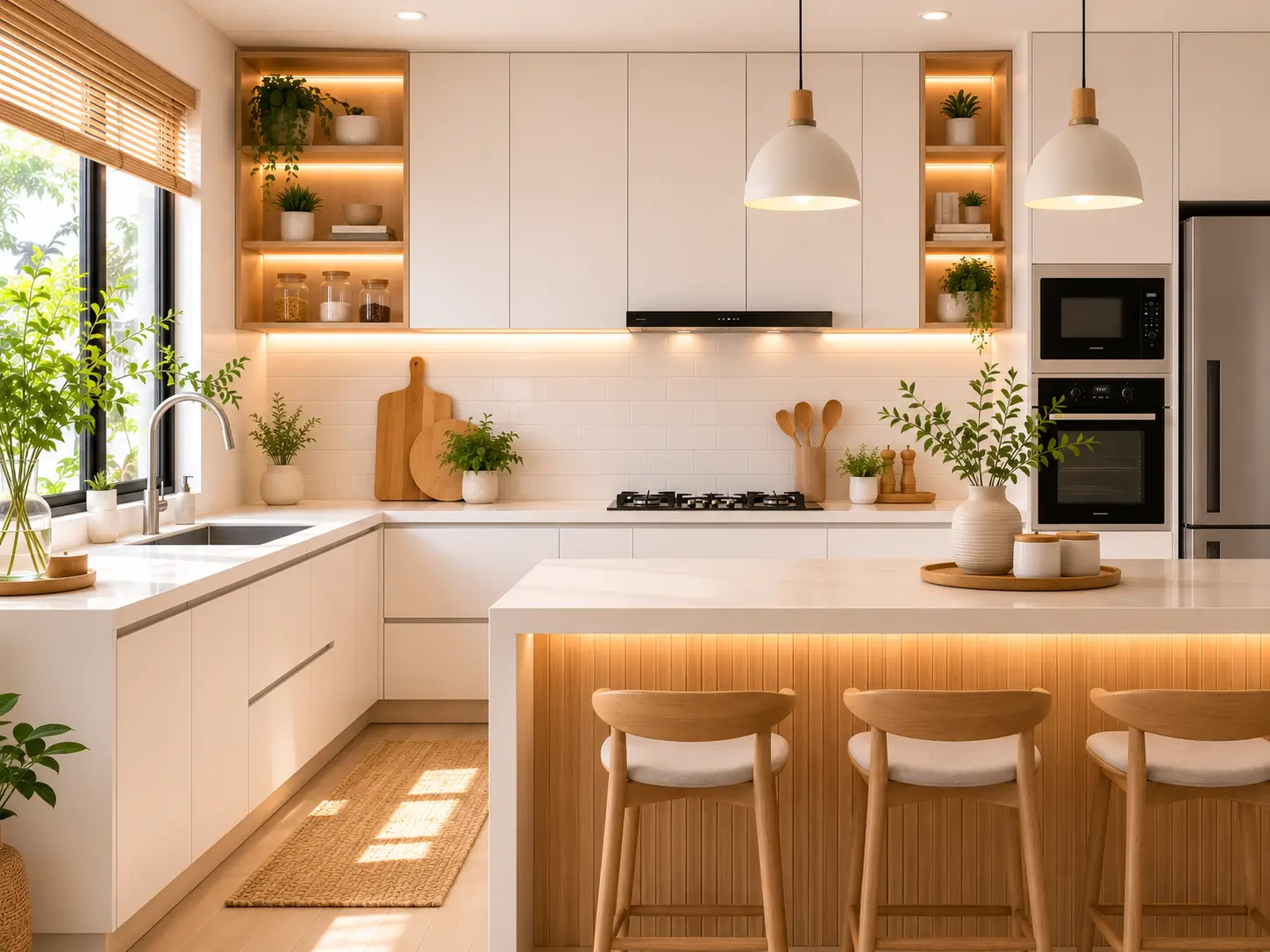 Desain dapur Scandinavian