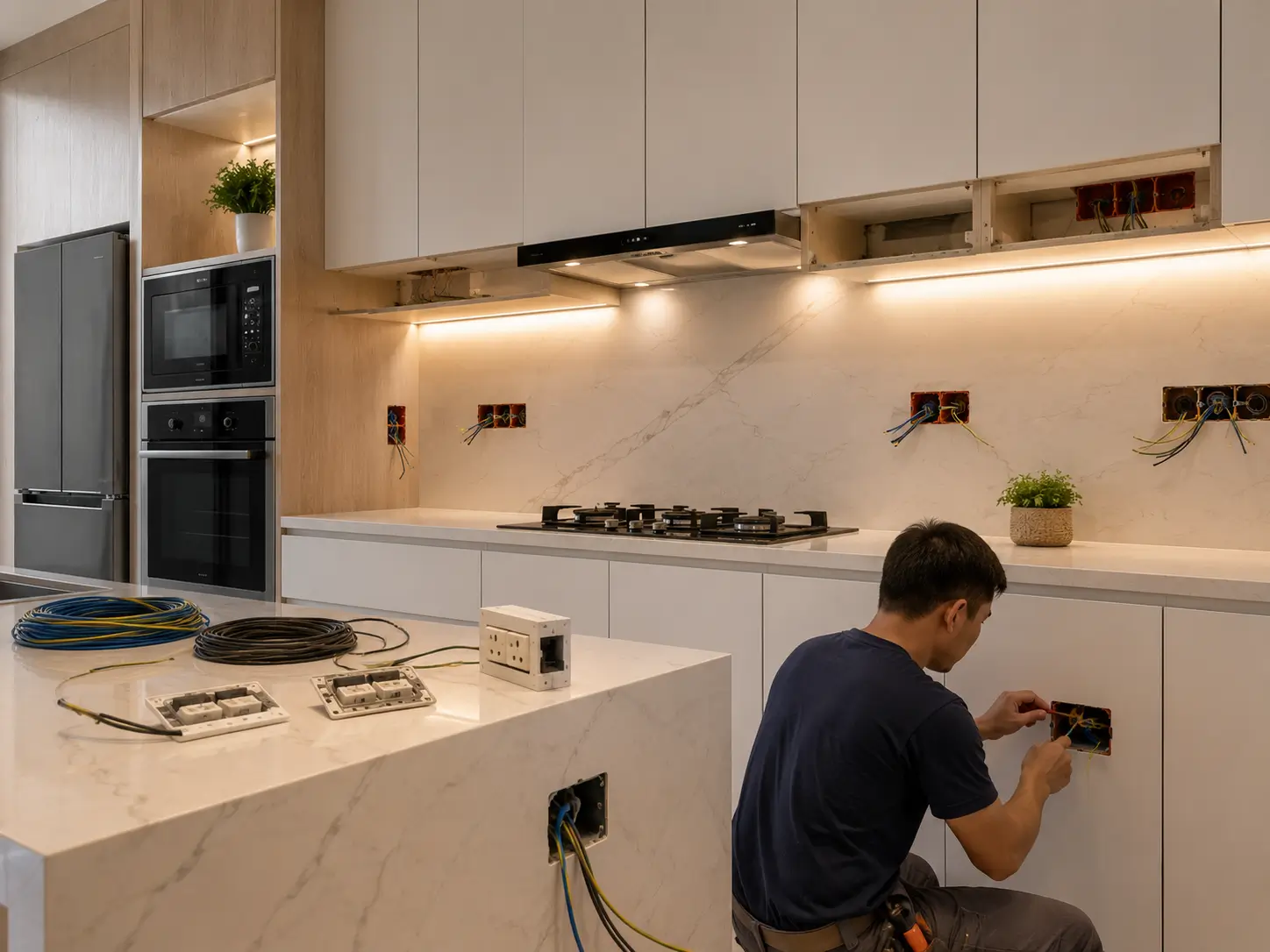 Instalasi listrik dapur aman