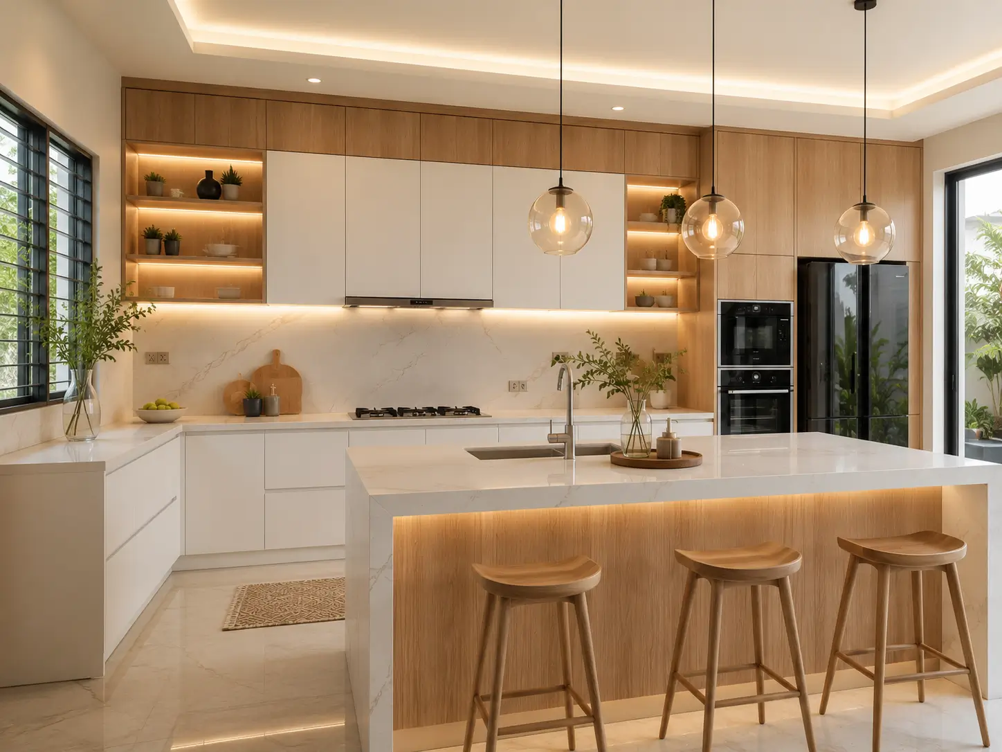 Kitchen set custom dan renovasi dapur modern minimalis