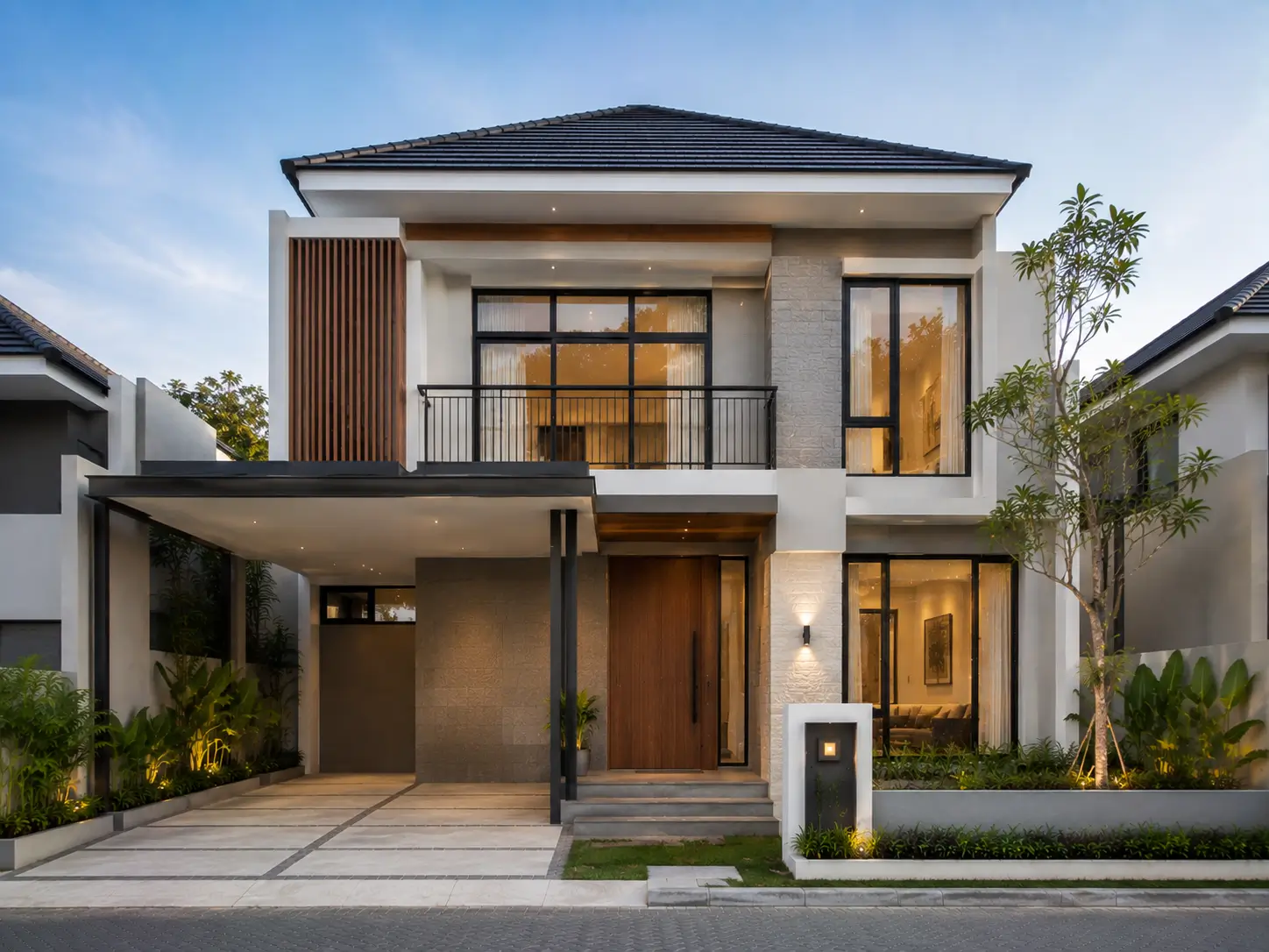 Jasa bangun rumah 2 lantai dengan desain modern dan fungsional