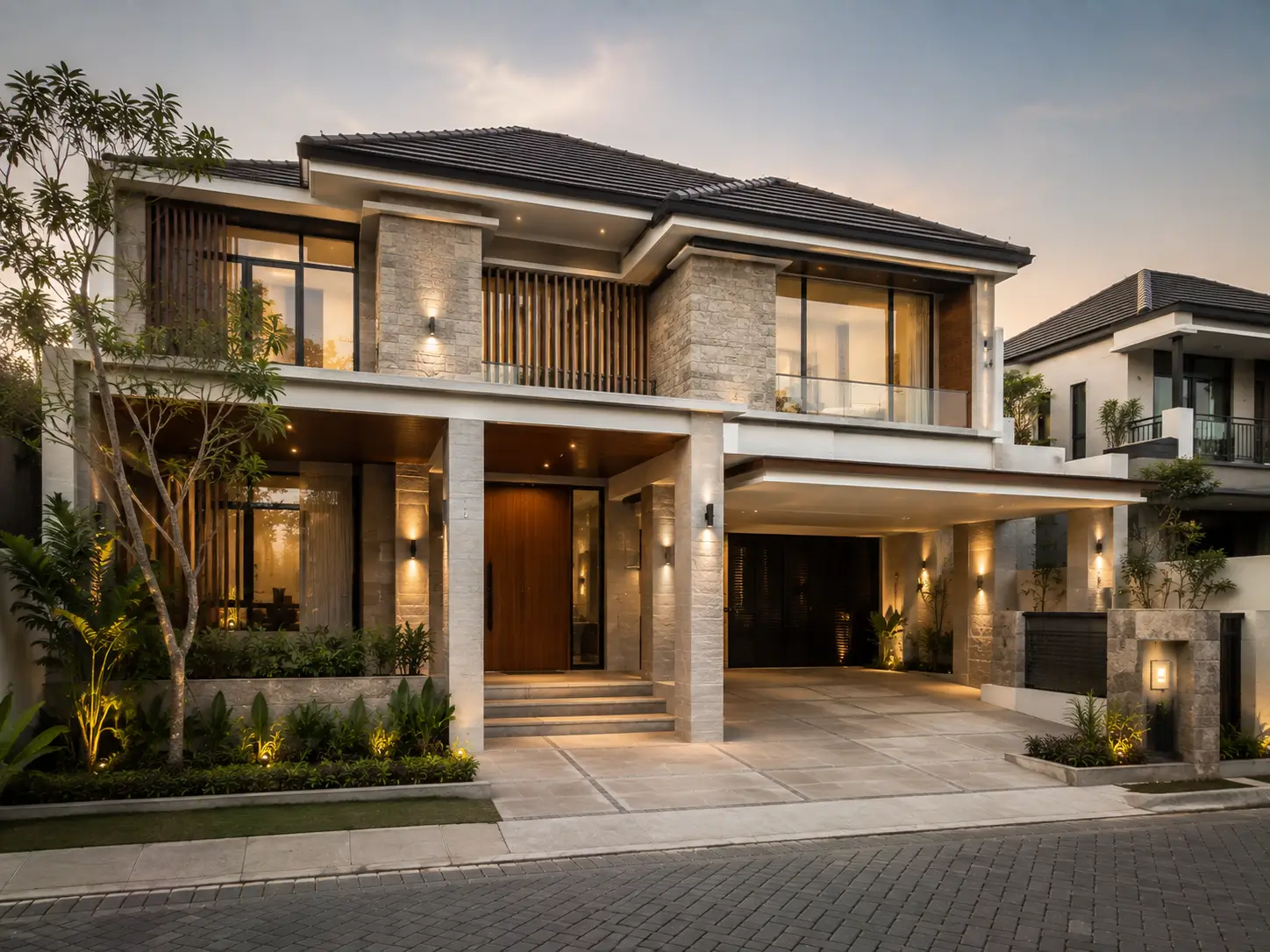 Jasa bangun rumah mewah dengan desain elegan dan material berkualitas