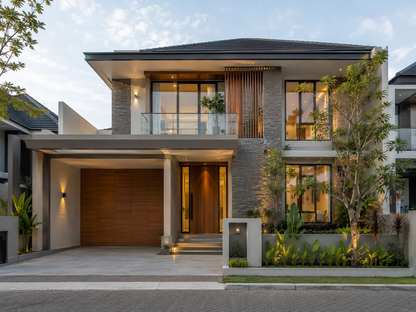 Jasa bangun rumah modern dengan desain elegan dan material berkualitas