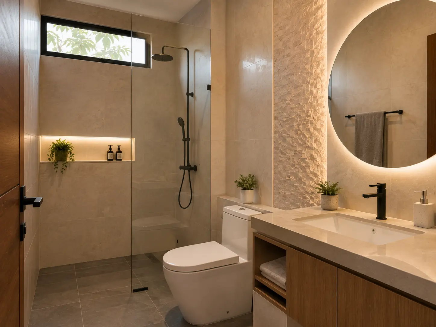 Jasa renovasi kamar mandi rumah dengan desain modern