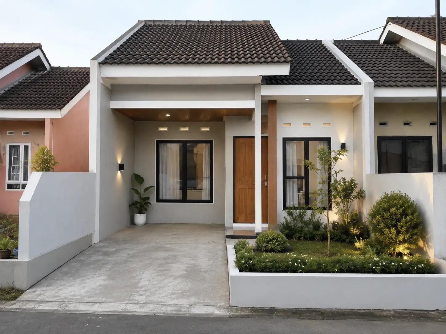 Hasil renovasi rumah subsidi setelah direnovasi